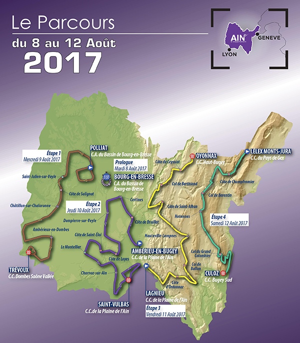 Tour l'Ain map